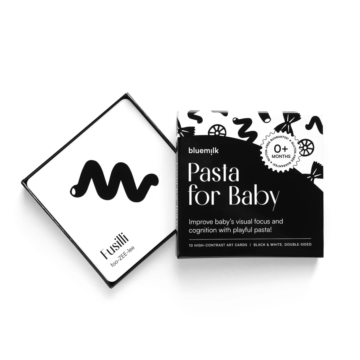 Pasta for Baby High-Contrast Cards