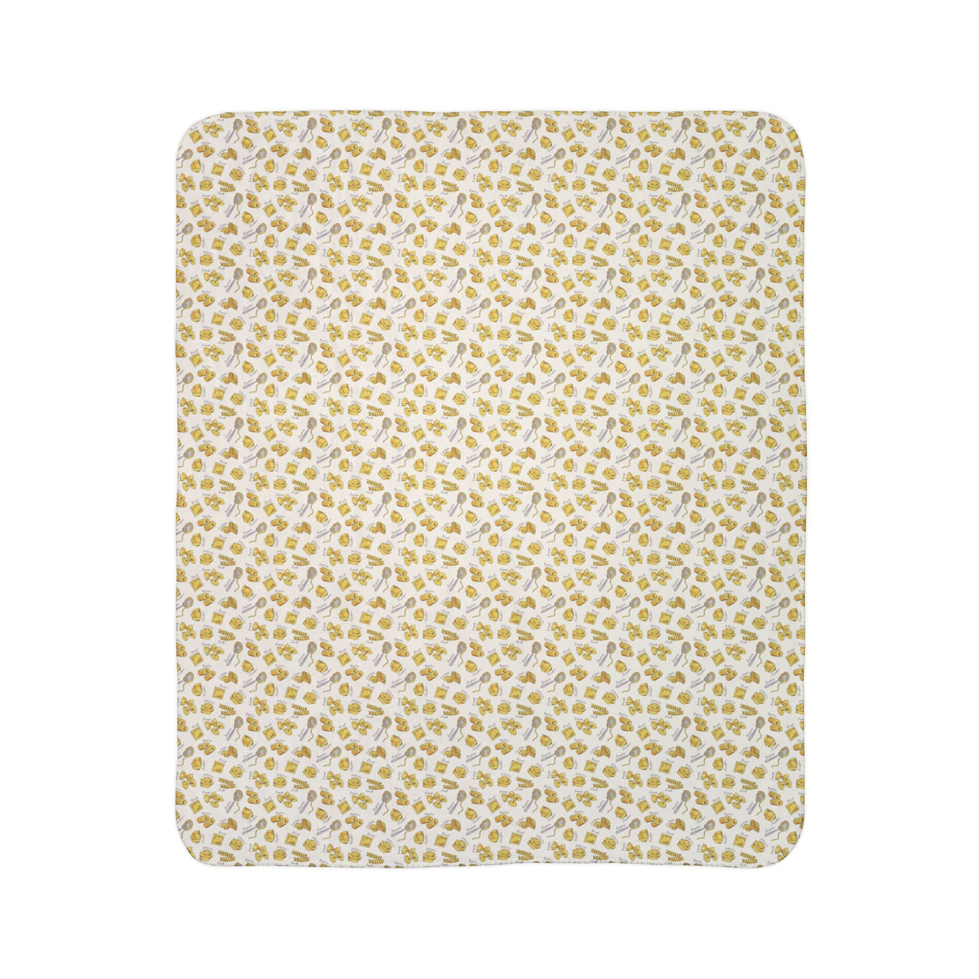 Pasta Fleece Sherpa Blanket