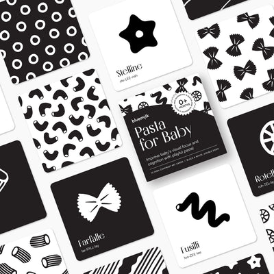 Pasta for Baby High-Contrast Cards